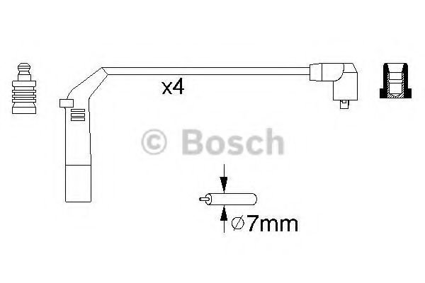 комплект проводов BOSCH 0986356898