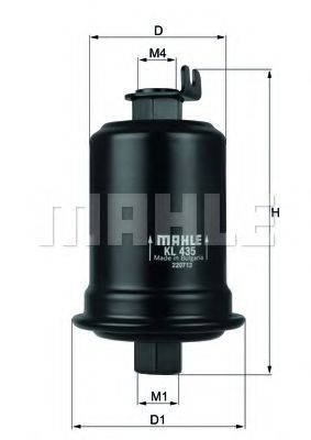 Фильтр топливный KNECHT KL435