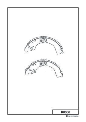Колодки тормзад KASHIYAMA K0036