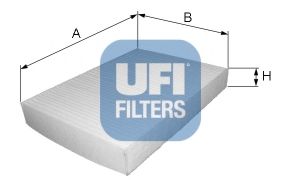 Фильтр воздух во внутренном пространстве UFI 5304000
