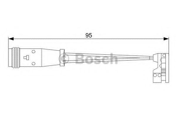 Датчик износа тормозных колодок BOSCH 1987473006