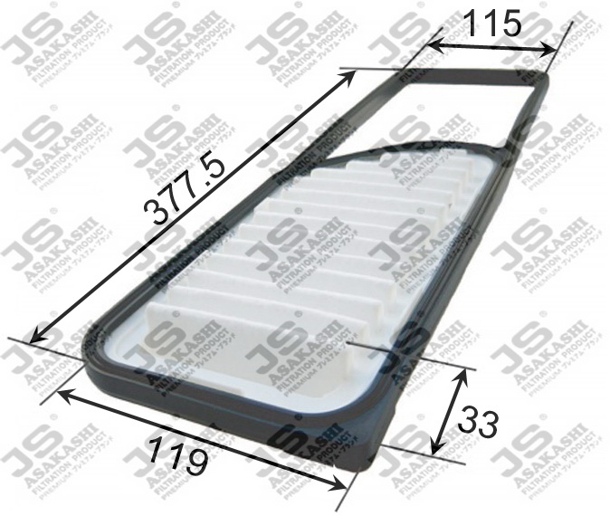 Фильтр воздушный JS-ASAKASHI A752J