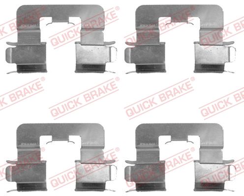 Комплектующие колодки дискового тормоза QUICK BRAKE 1091741