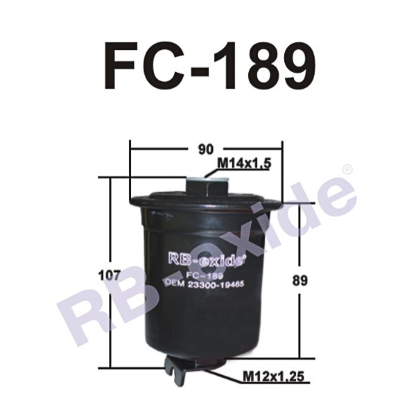 ФИЛЬТР ТОПЛИВНЫЙ RB-EXIDE FC189