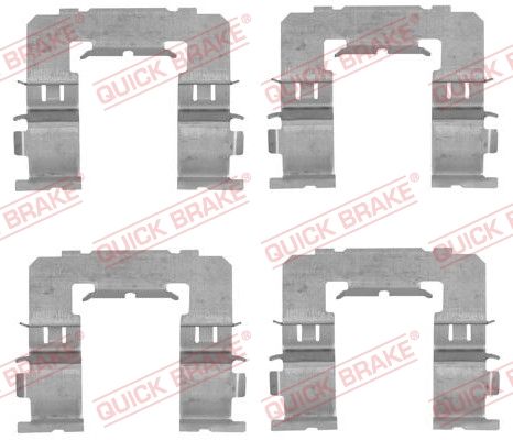 Комплектующие колодки дискового тормоза QUICK BRAKE 1091742