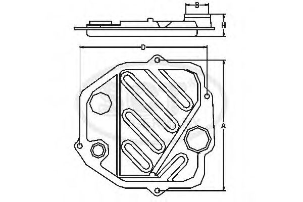 ФИЛЬТР АКПП SCT GERMANY SG1074