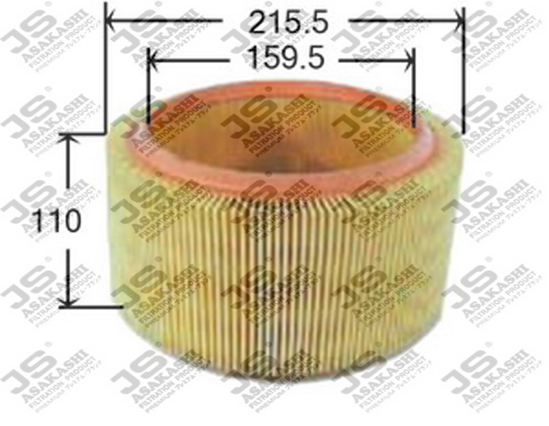 Фильтр воздушный JS-ASAKASHI A0188