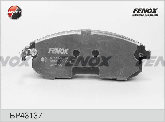 Колодки тормпер FENOX BP43137