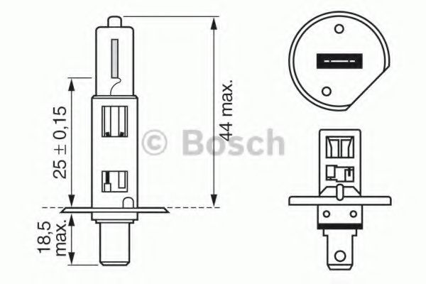 Headlight Bulb BOSCH 1987302011