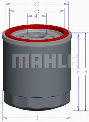 Фильтр масляный KNECHT OC611