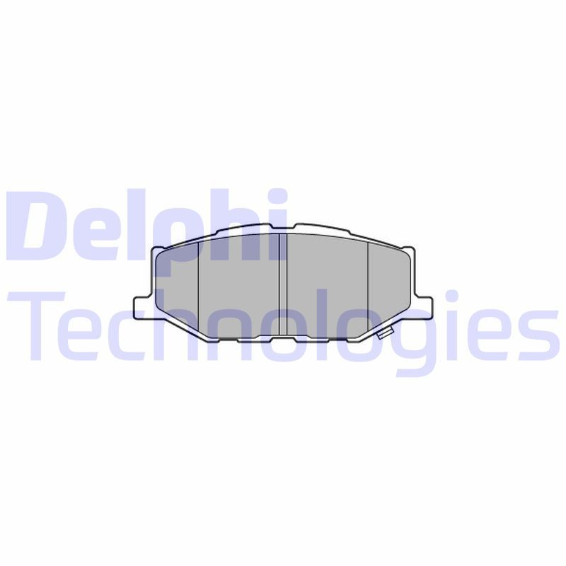 Brake Pad Set disc brake DELPHI LP3637