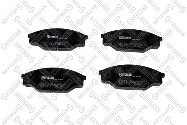 208 010-SX_колодки дисковые п Toyota Hi-Lux 83-89 STELLOX 208010SX