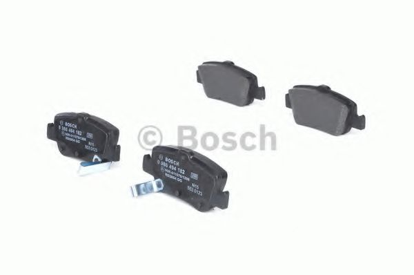 Колодки тормозные дисковые BOSCH 0986494182