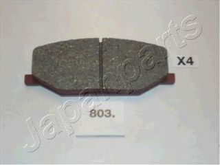 Колодки тормозные дисковые JAPANPARTS PA803AF