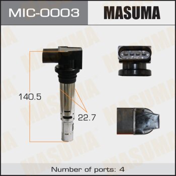 КАТУШКА ЗАЖИГАНИЯ MASUMA AUDI A2 A3 MASUMA MIC0003