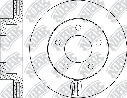Диск тормозной | перед | NIBK RN2052