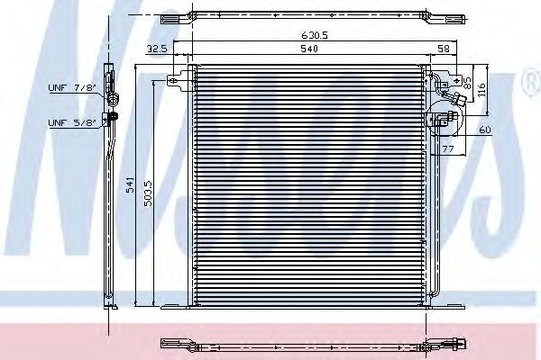 Конденсатор кондиционера NISSENS 94226