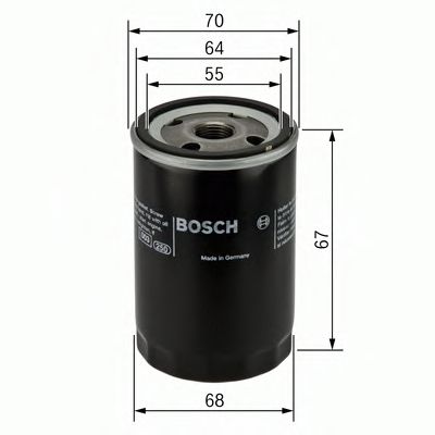 Фильтр масляный BOSCH 0986452058