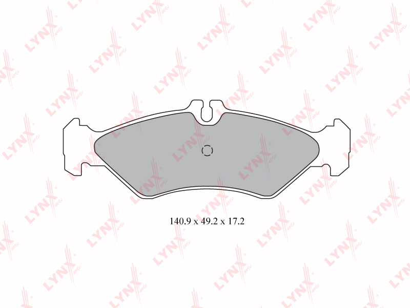 Комплект дисковых тормозных колодок LYNXAUTO BD5338