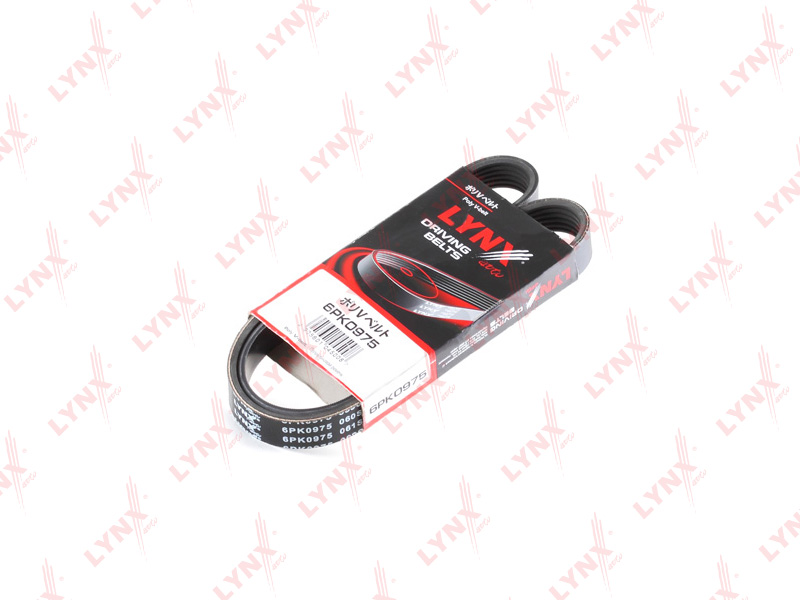 V-Ribbed Belts LYNXAUTO 6PK0975