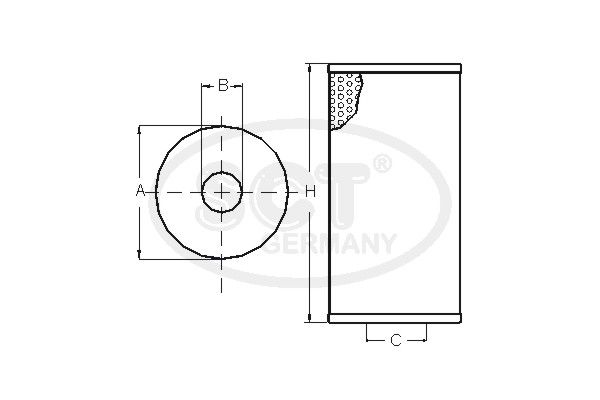 SCT SH 4796 L  Масляный фильтр VAGA4/A6/G5/PASSAT 20 FSI SCT GERMANY SH4796L