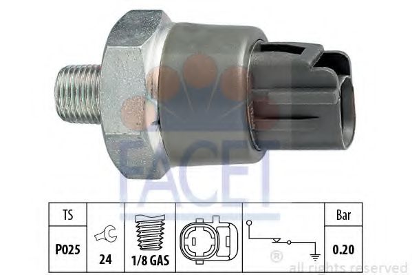 Датчик давления моторного масла FACET 70114