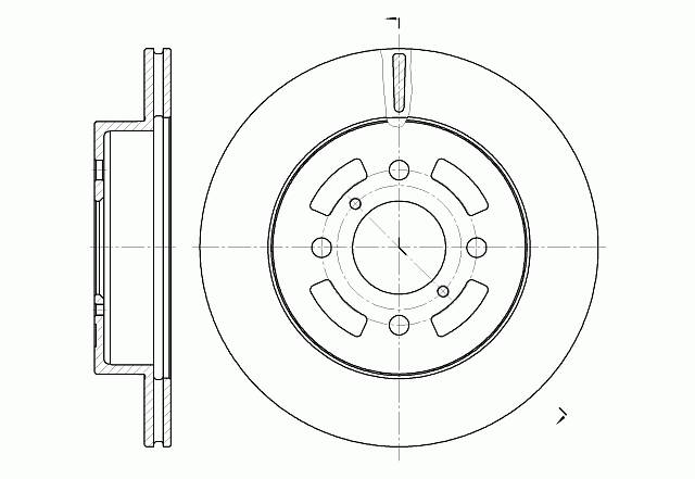 Диск тормозной G-BRAKE GR-02875 G-BRAKE GR02875