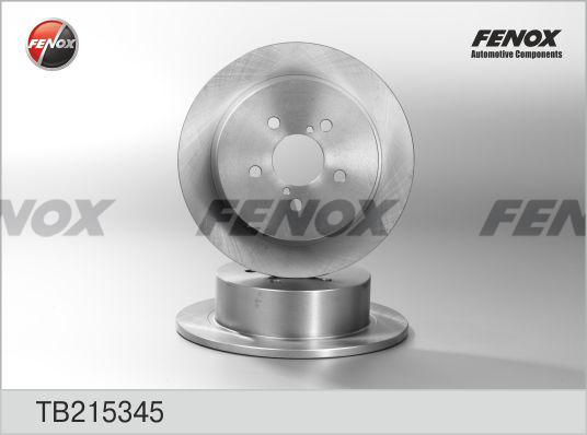 Диск тормозной FENOX TB215345