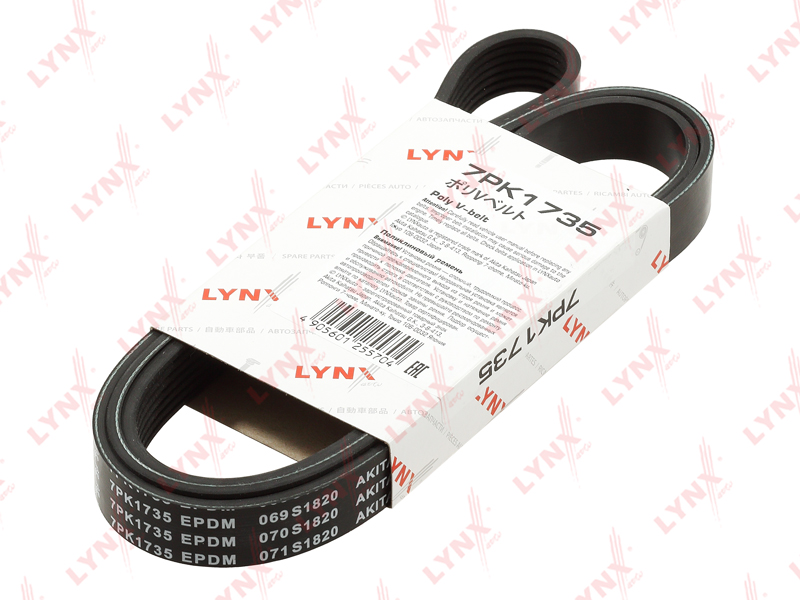V-Ribbed Belts LYNXAUTO 7PK1735