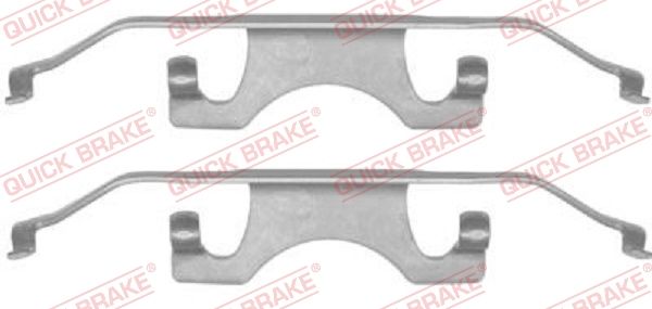 Р/К КРЕПЛЕНИЯ ТОРМ КОЛОДОК QUICK BRAKE 1091241
