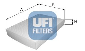 Фильтр воздух во внутренном пространстве UFI 5310200