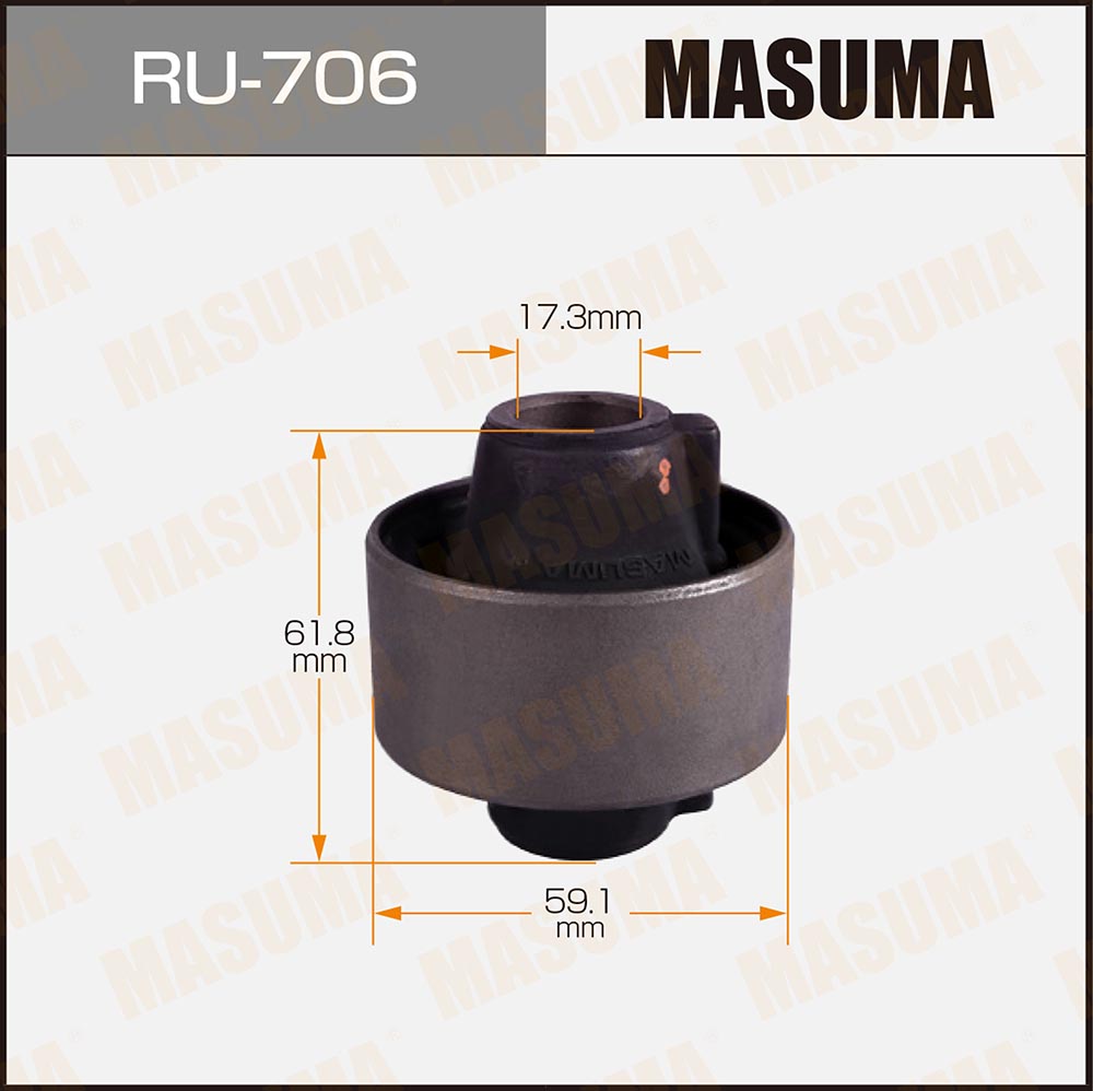 Сайлентблок пер нижнего рычага MASUMA RU706