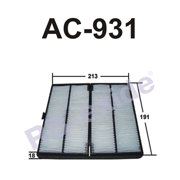 Фильтр салонный RB-EXIDE AC931