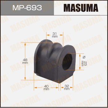 Втулка заднего стабилизатора d23мм | зад | MASUMA MP693