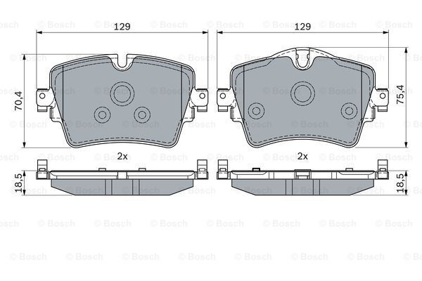 0986494940 34106860019 BMW 2 ACTIVE TOURER (F45) 1 BOSCH 0986494940