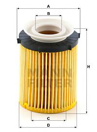 фильтр маcлянный MANN-FILTER HU 711/6 Z (HU7044Z CH11473ECOOX982DMD709ML4532EOF256) MANN HU7116Z