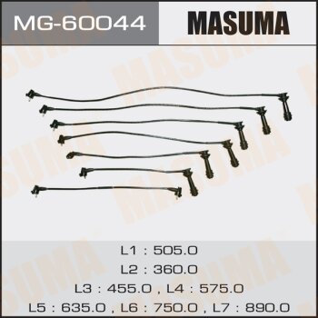 Комплект высоковольтных проводов MASUMA MG60044