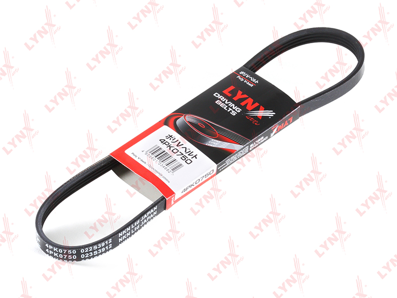 V-Ribbed Belts LYNXAUTO 4PK0750