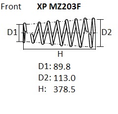 Пружина подвески NHK XPMZ203F