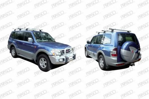 MB1593603_подкрылок передний правый MItsubishi Pajero 01/01-12/02 PRASCO MB1593603