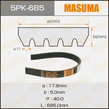 Ремень ручейковый 5PK- 685