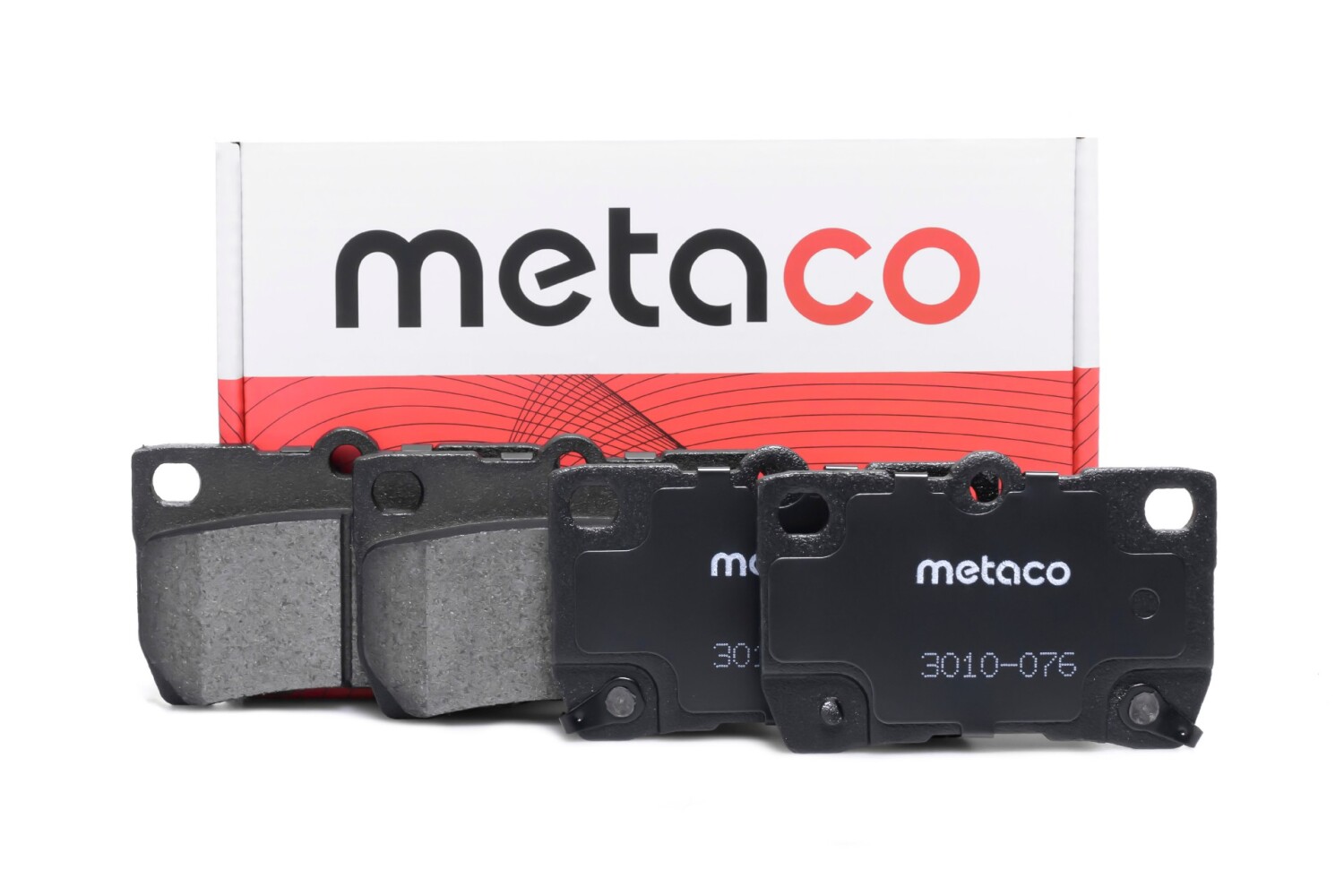Колодки тормозные задние дисковые к-кт METACO 3010076