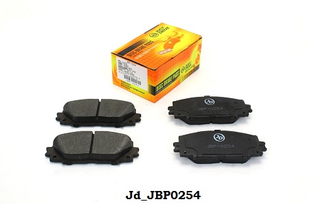 Колодки тормозные передние JBP0254 Применимость: TO Vitz/Yaris/Belta JD JBP0254