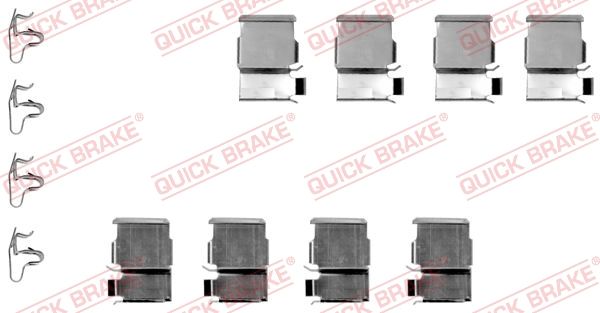 Ремкомплект дисковых тормозных колодок QUICK BRAKE 1091133