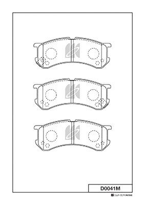 колодки дисковые KAS KASHIYAMA D0041M