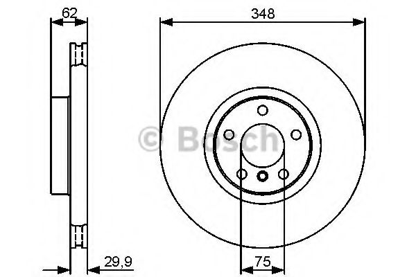 Диск тормозной BOSCH 0986479436