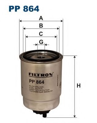 Фильтр топливный FILTRON PP864