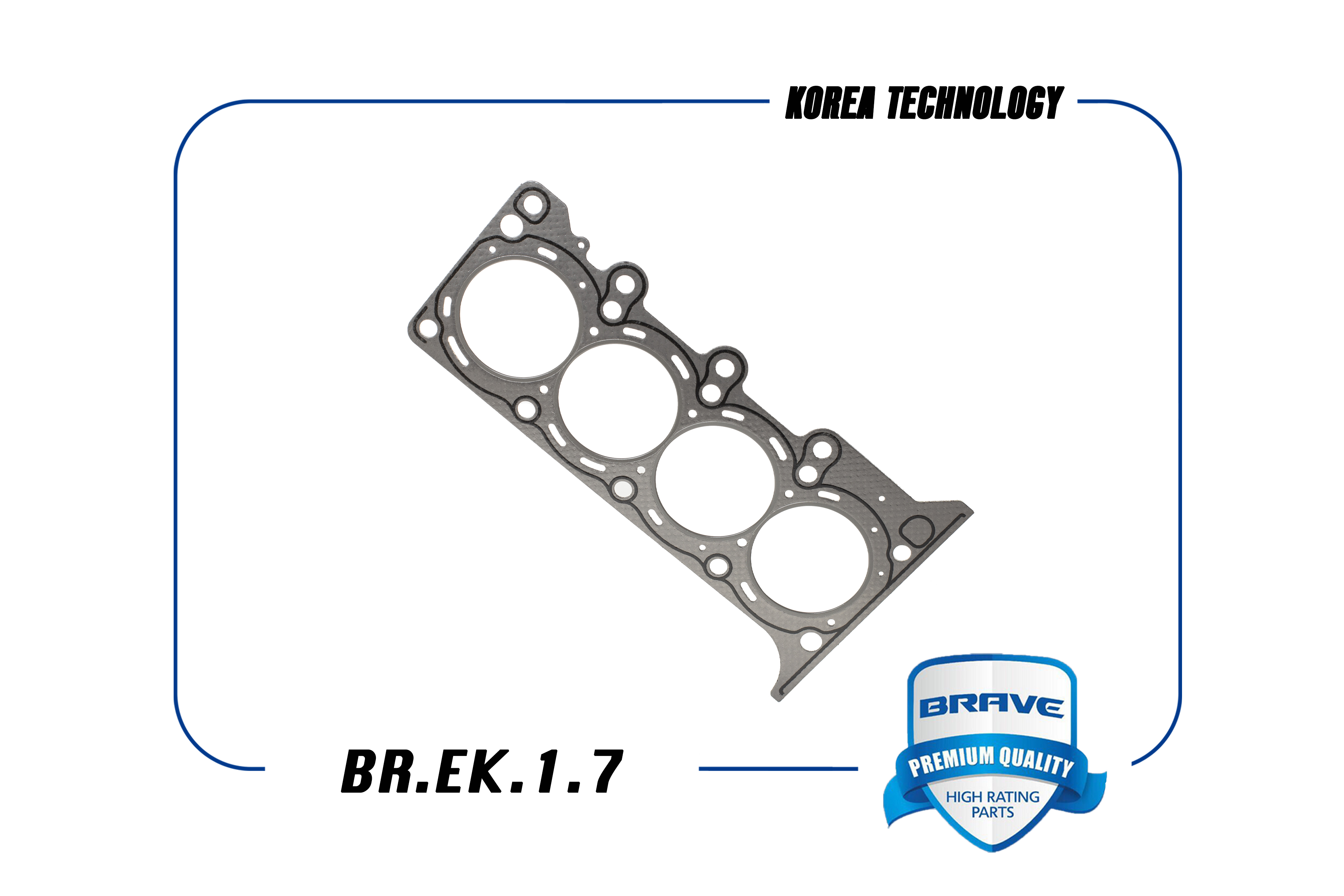 Прокладка ГБЦ BRAVE BREK17