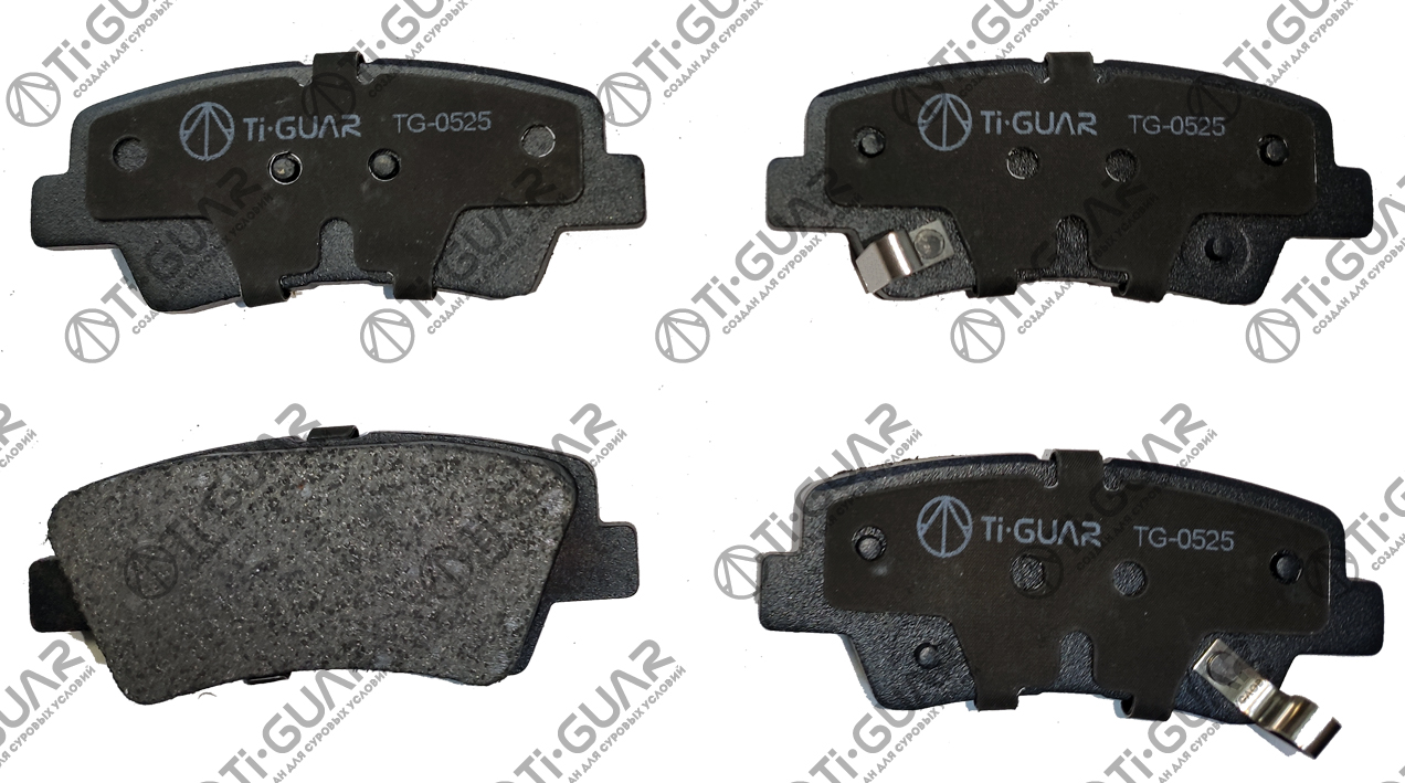 тормозные колодки Hyundai Solaris 10-14 I30/ 40 11 TI-GUAR TG0525
