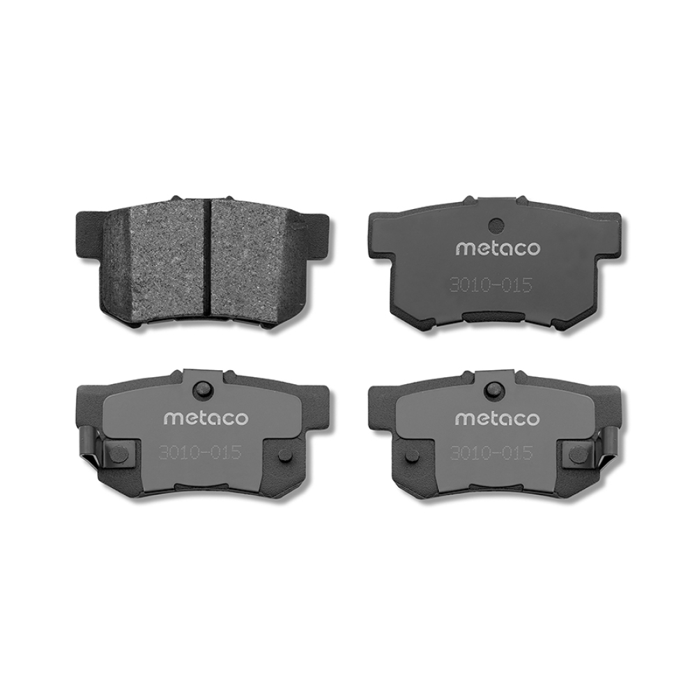 Колодки тормозные задние дисковые к-кт METACO 3010015